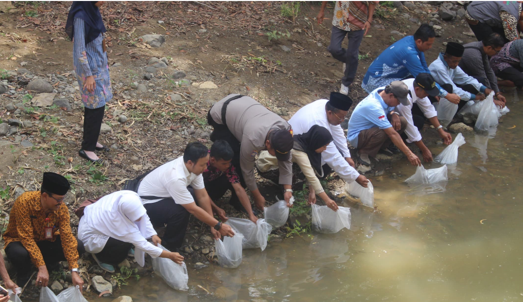 Pokmaswas Padukuhan Selo Barat Ikuti Festival Jaga Kaliku